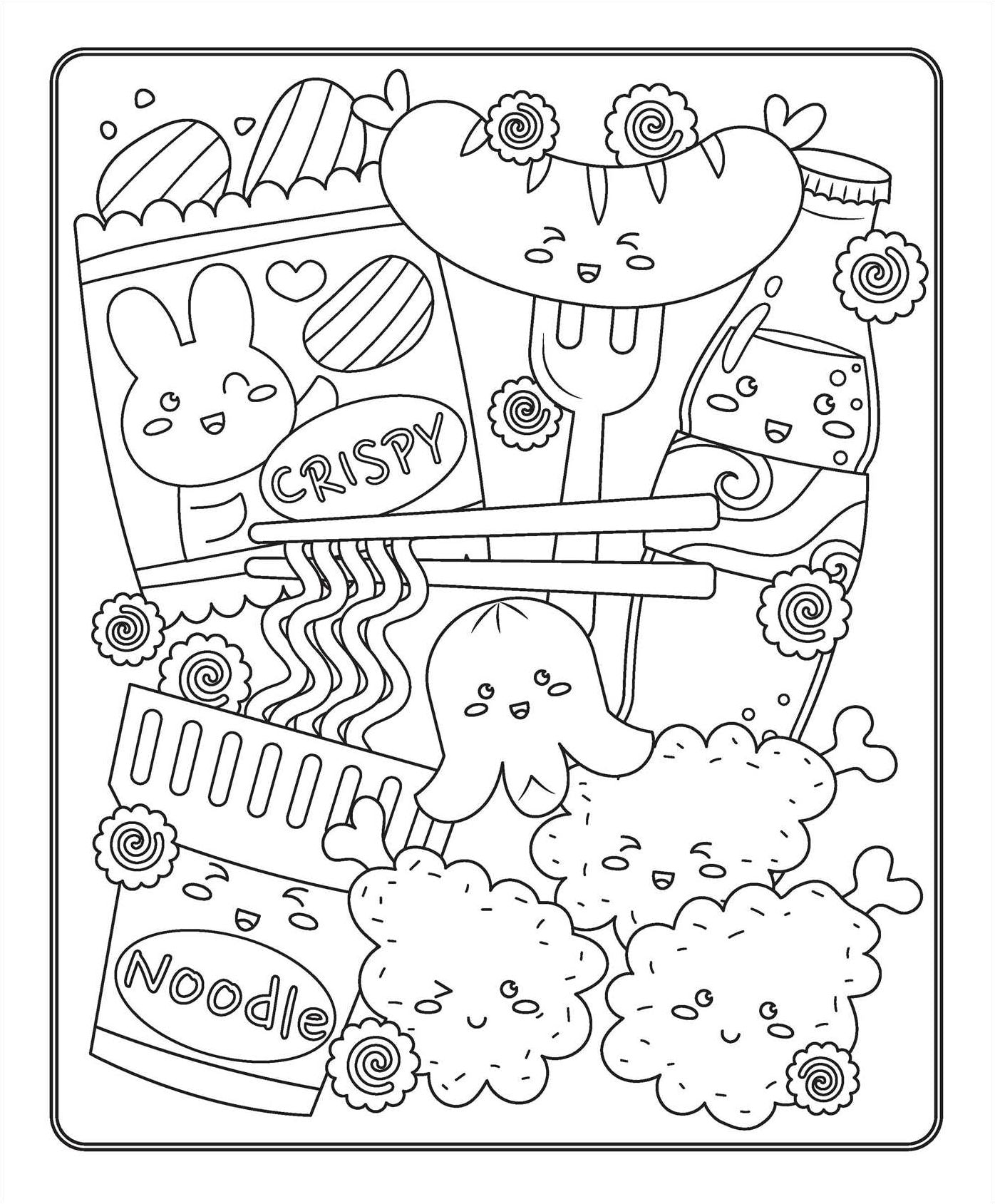 Markerific: Kawaii Town: Activity Folder with 6 Markers