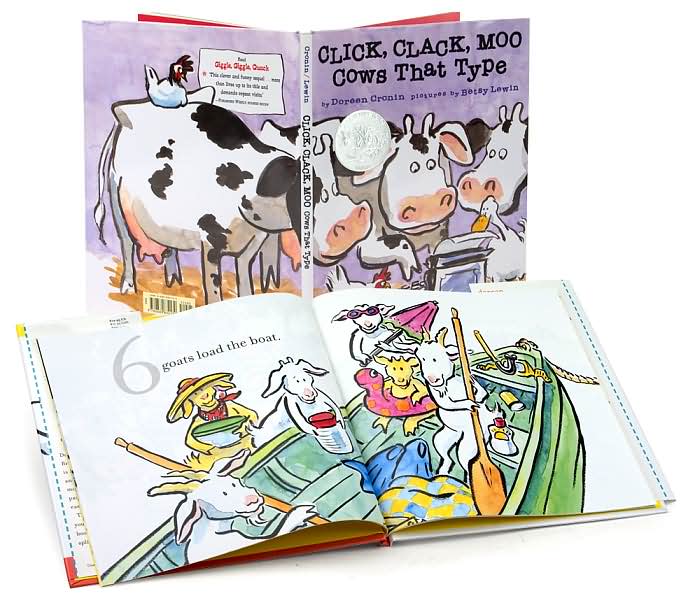 Click, Clack, Moo: Cows That Type (Caldecott Honor Book)