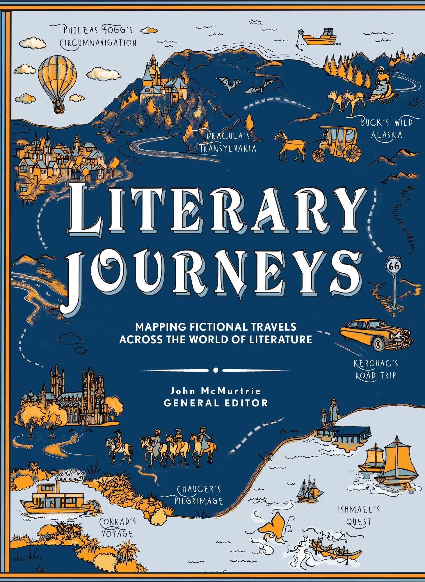 Literary Journeys: Mapping Fictional Travels across the World of Literature