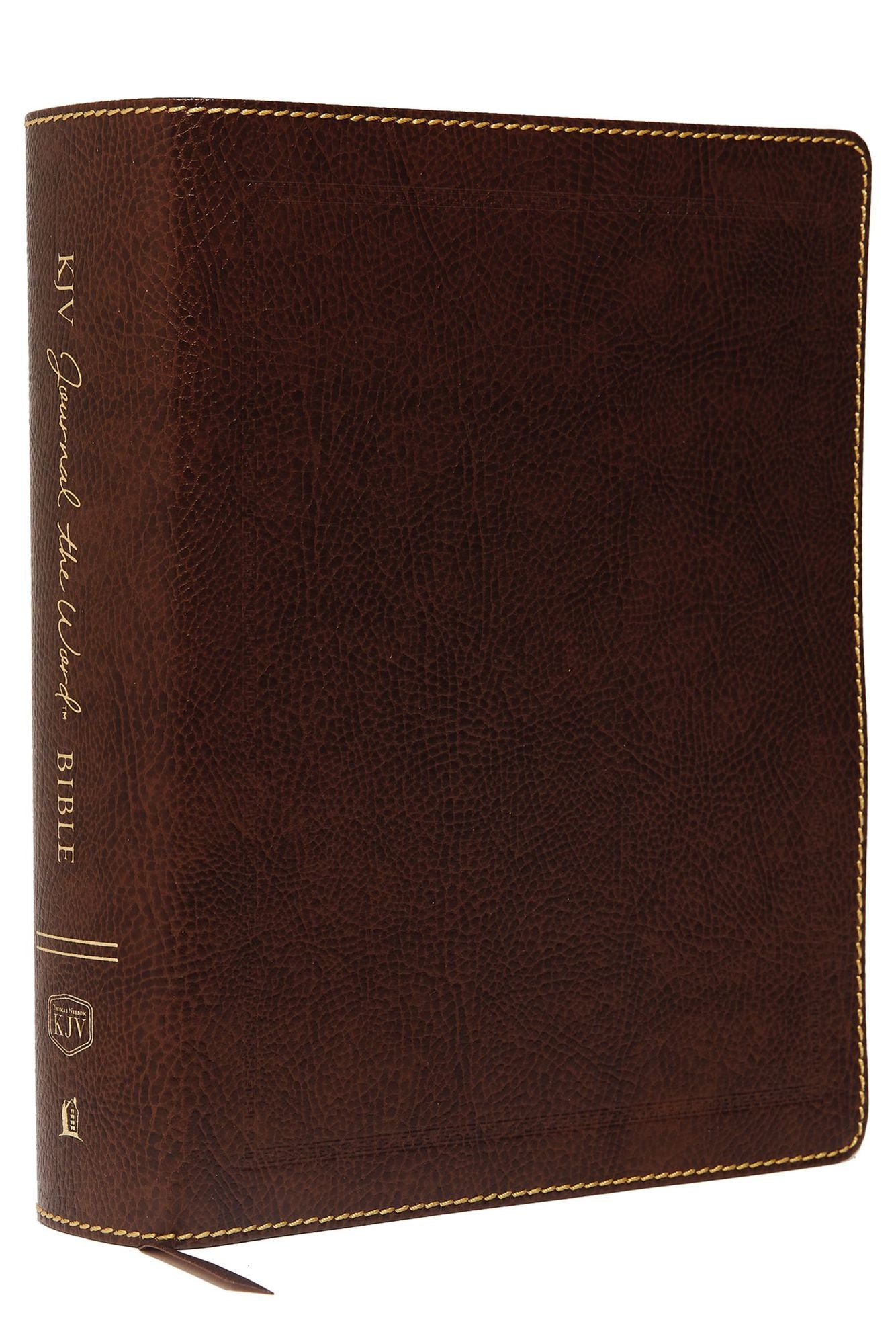 KJV Large Print Bible, Journal the Word, Reflect, Journal or Create Art Next to Your Favorite Verses (Brown Bonded Leather, Red Letter, Comfort Print: King James Version)