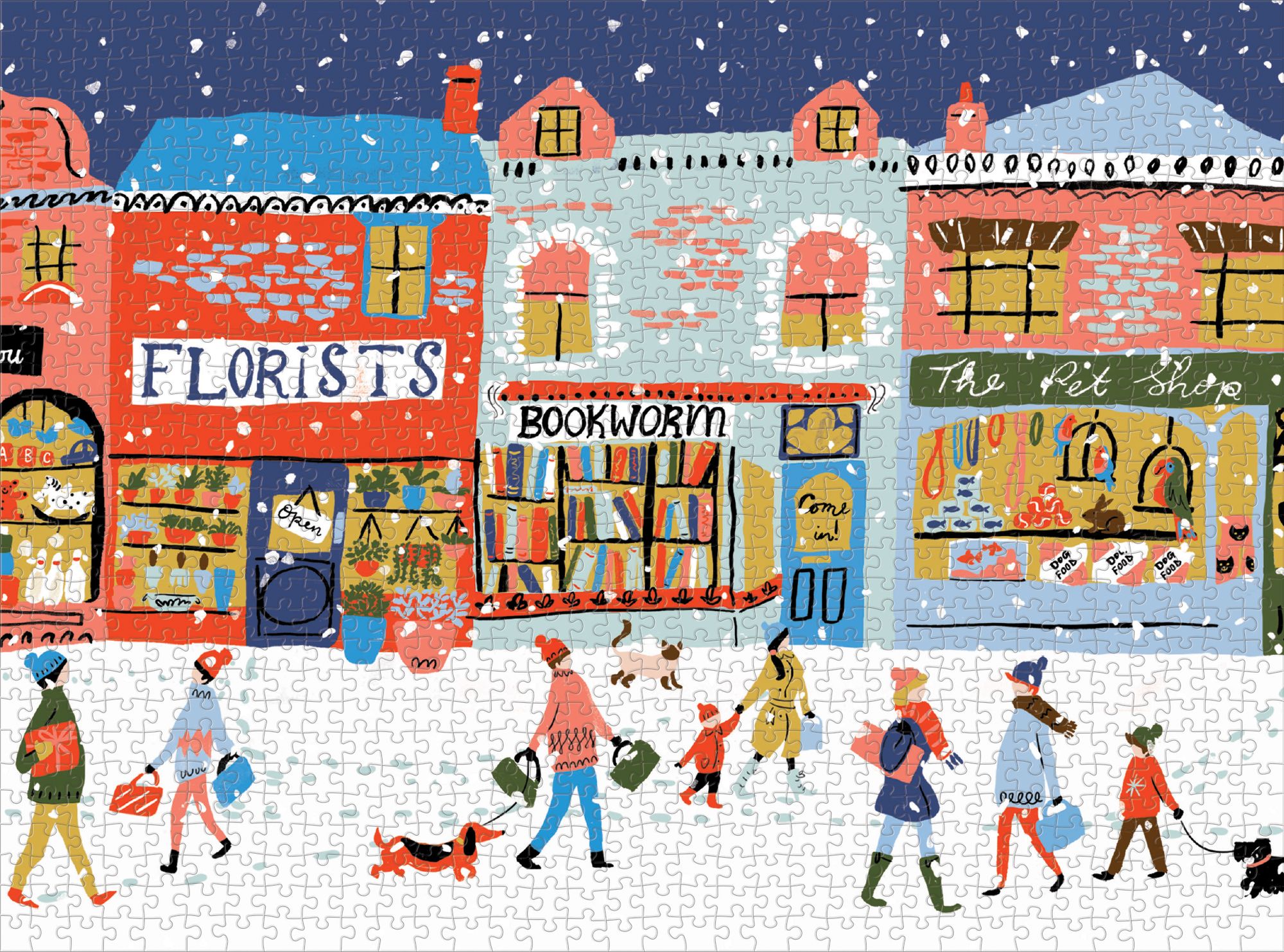 Main Street Village 1000 Piece Puzzle