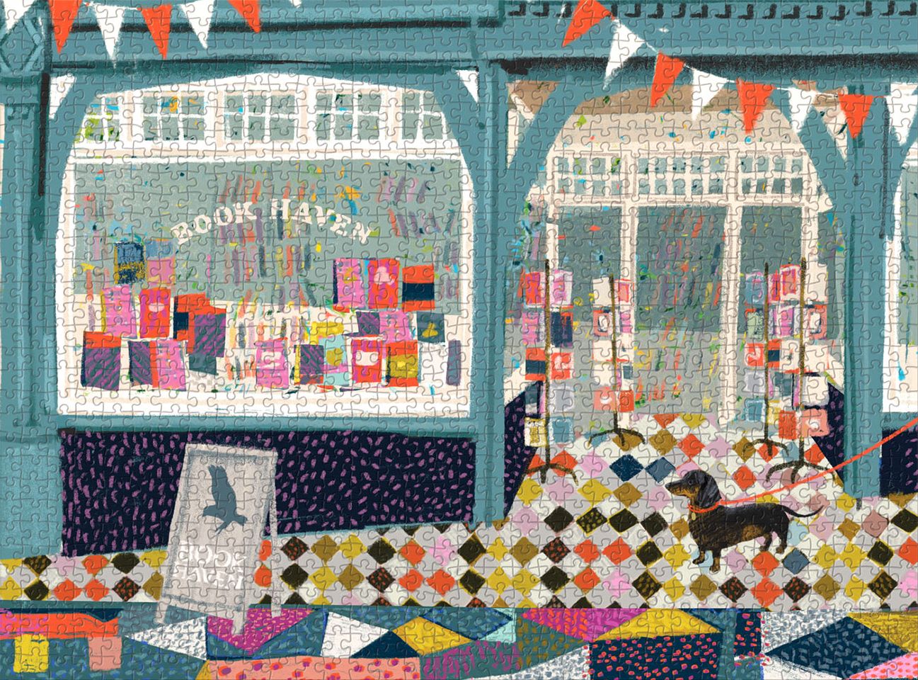 Book Haven 1000 Piece Puzzle In Square Box