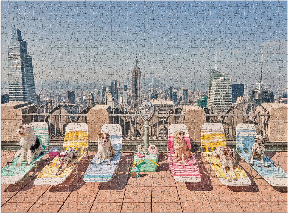 Gray Malin The Dogs of New York City 1000 Piece Puzzle