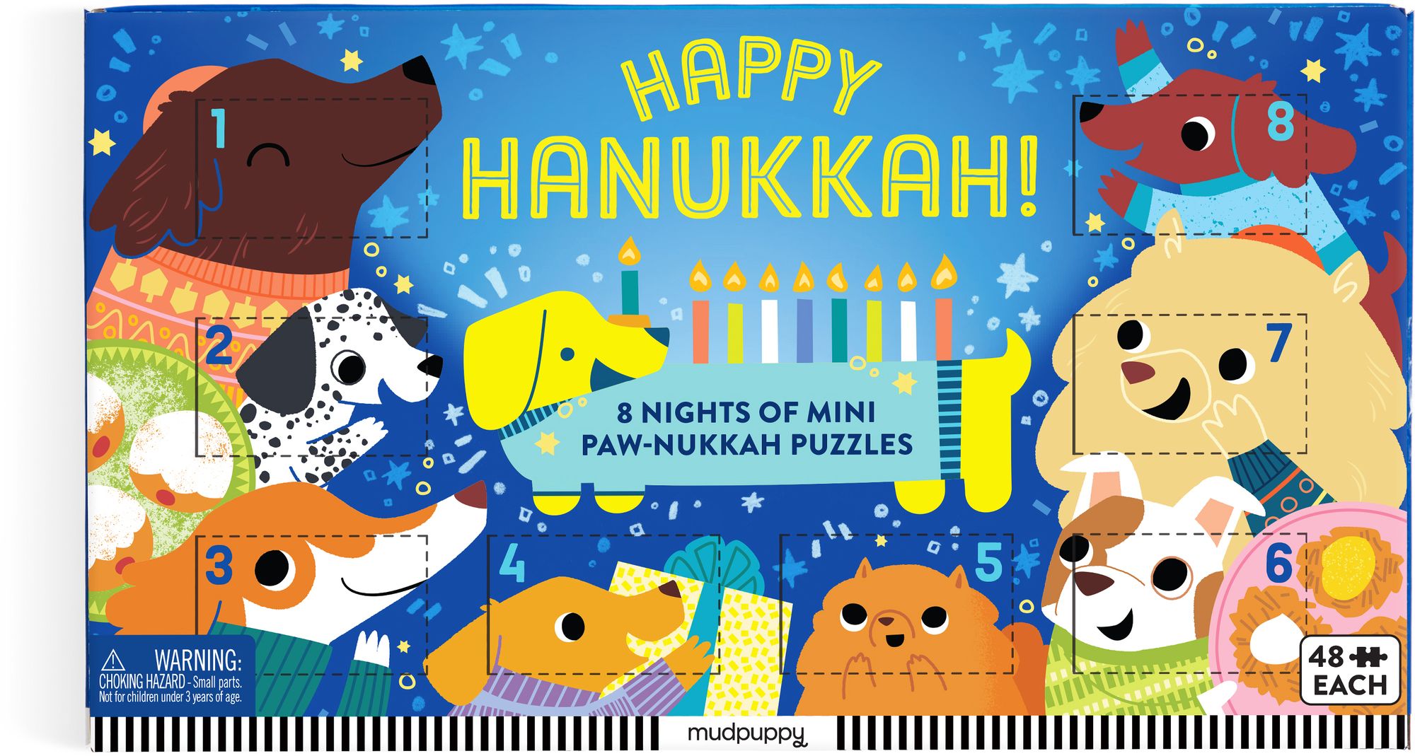 Happy Hanukkah! Countdown Puzzle Set