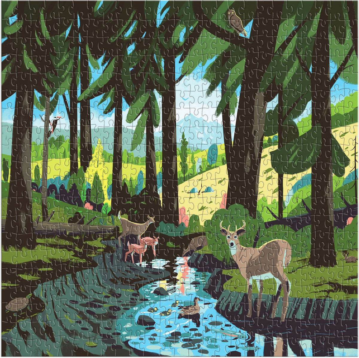 Woodland Pass 500 Piece Puzzle