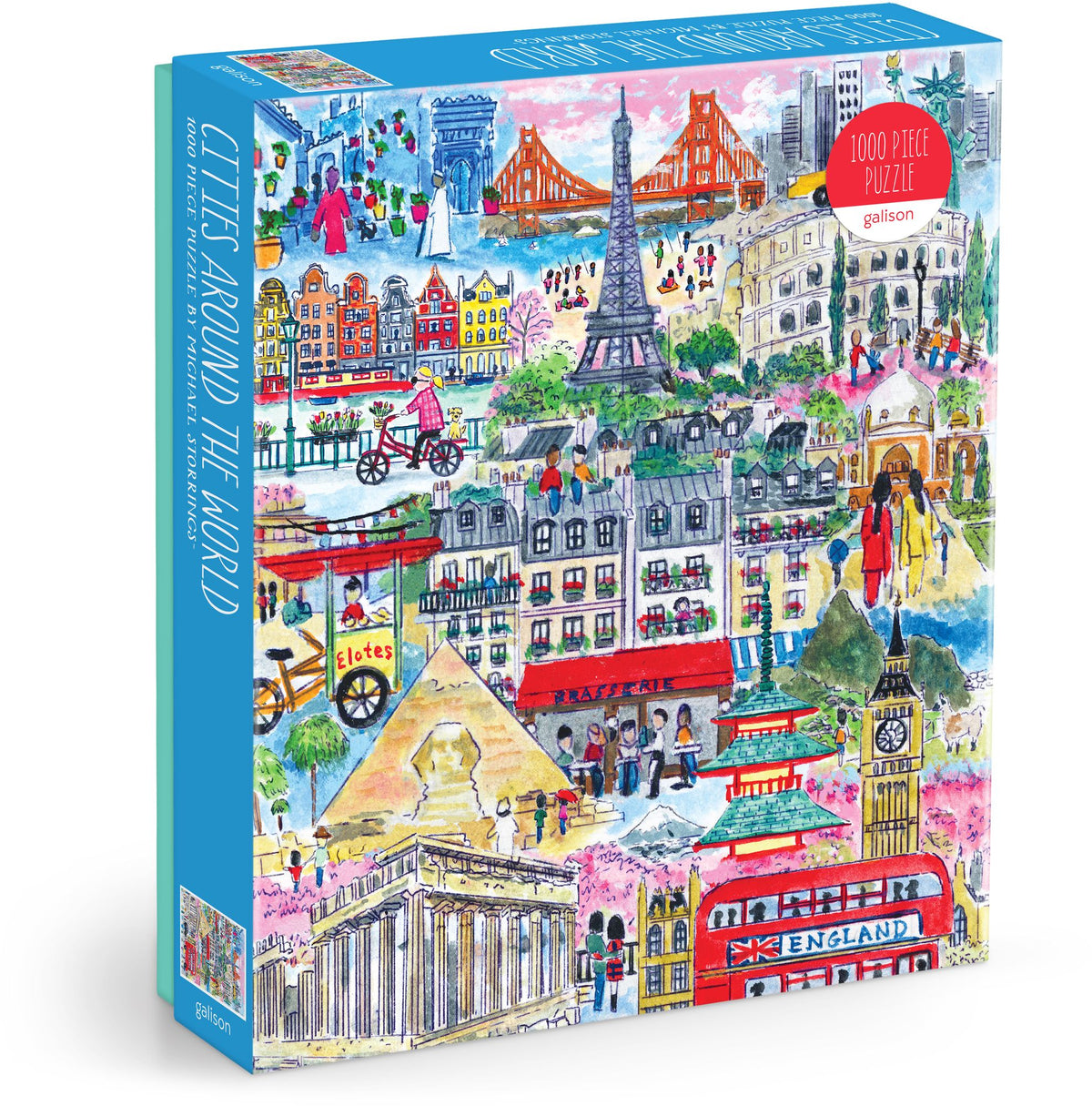 Michael Storrings Cities Around the World 1000 Piece Puzzle