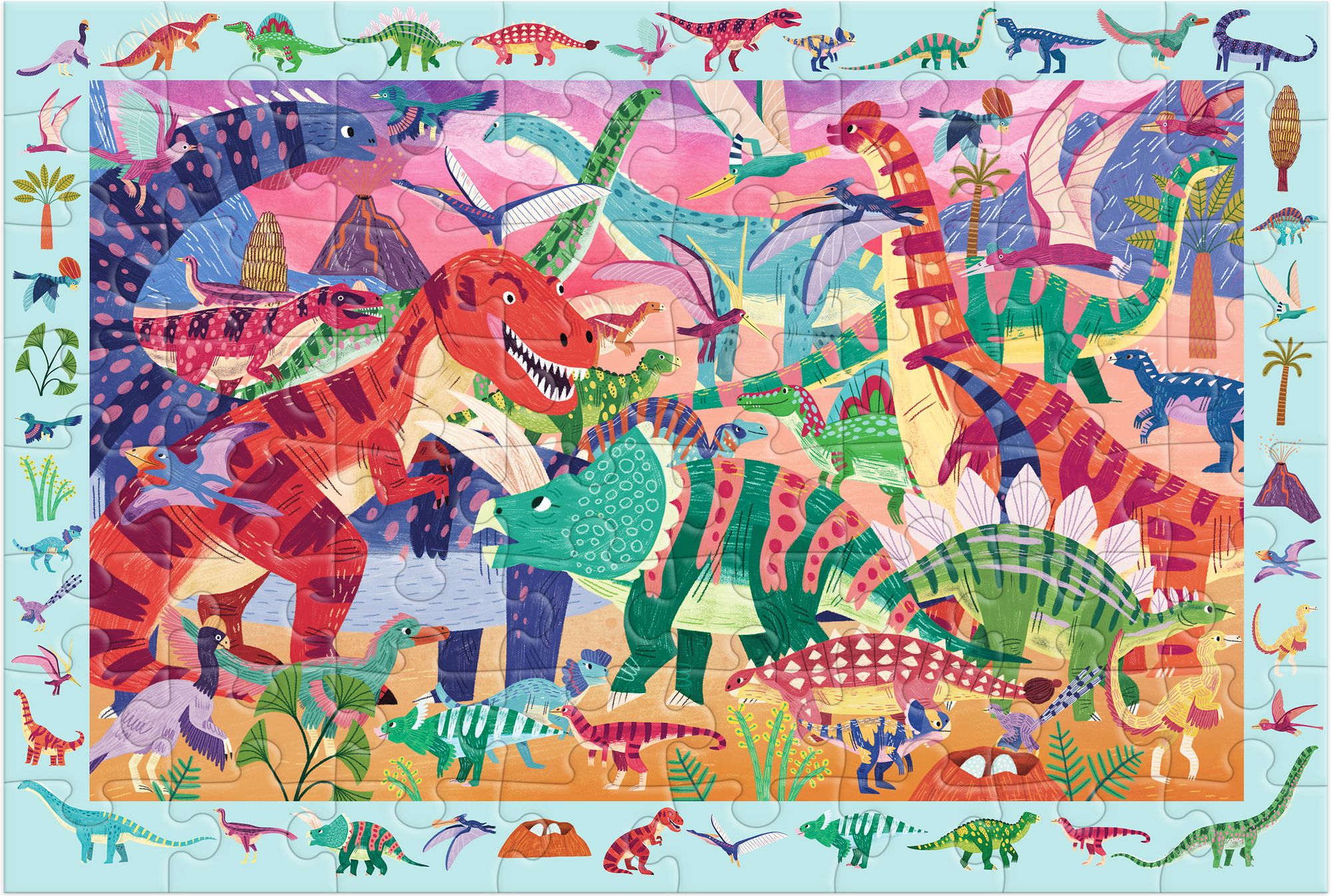 Mighty Dinosaur 64 Piece Search & Find Puzzle