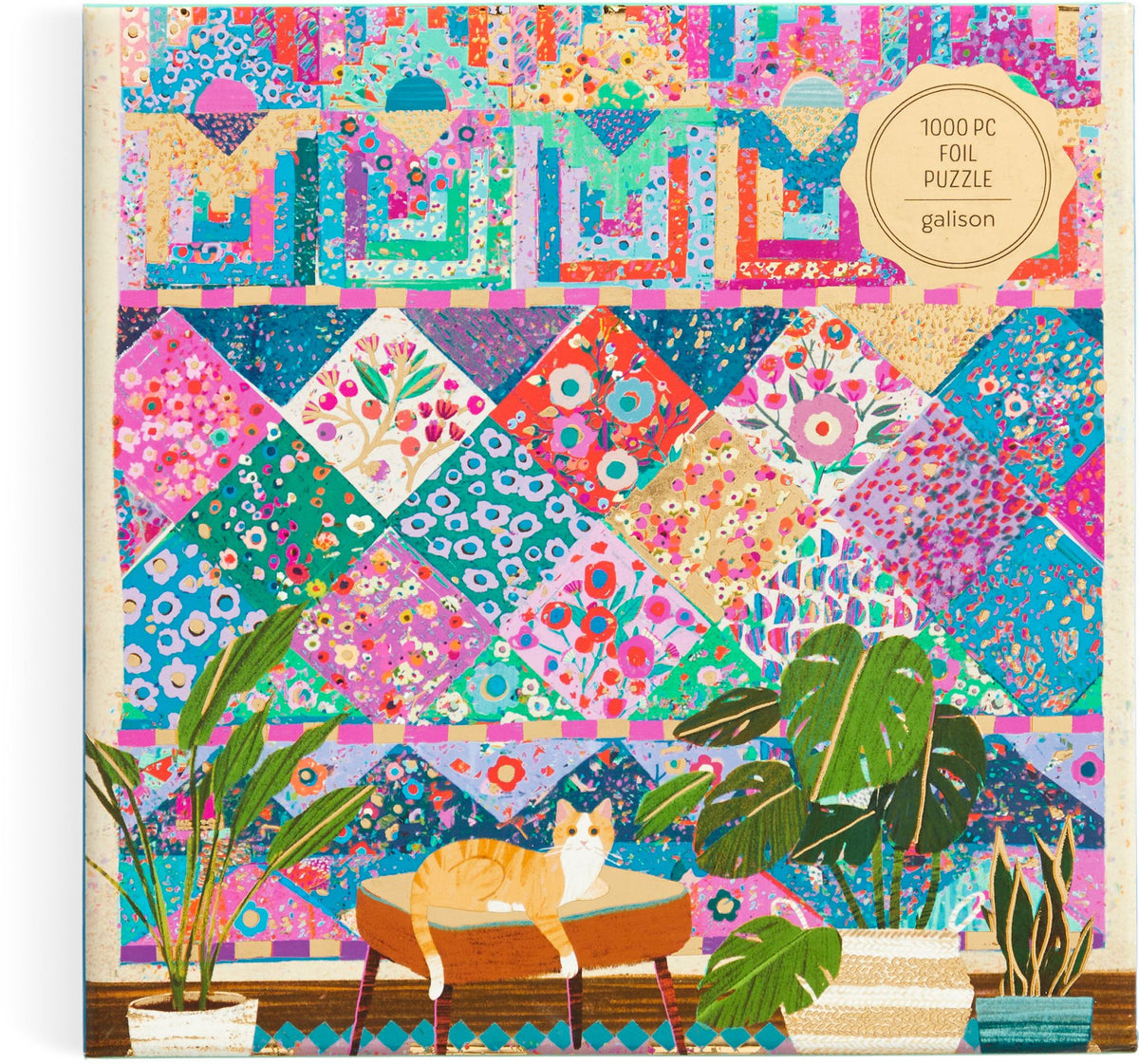 Quilter's Corner by Victoria Ball 1000 Piece Foil Puzzle