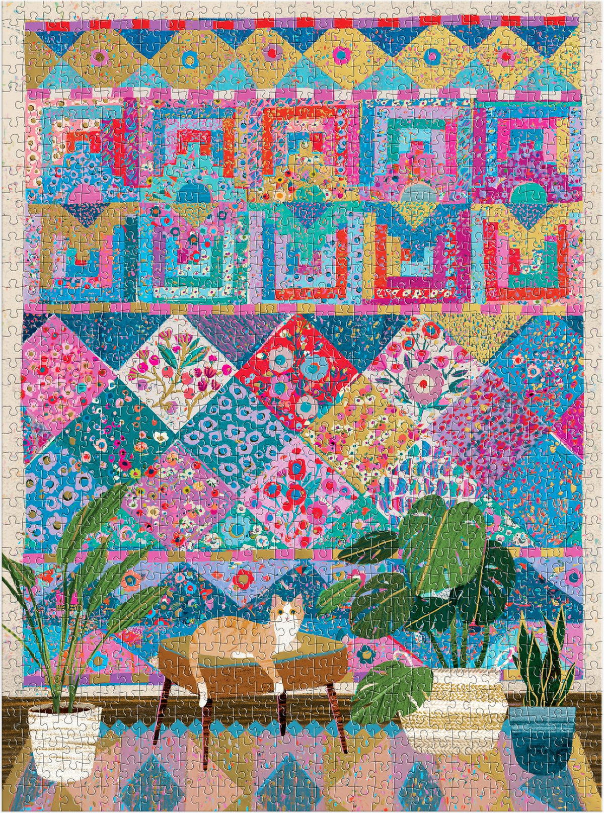 Quilter's Corner by Victoria Ball 1000 Piece Foil Puzzle