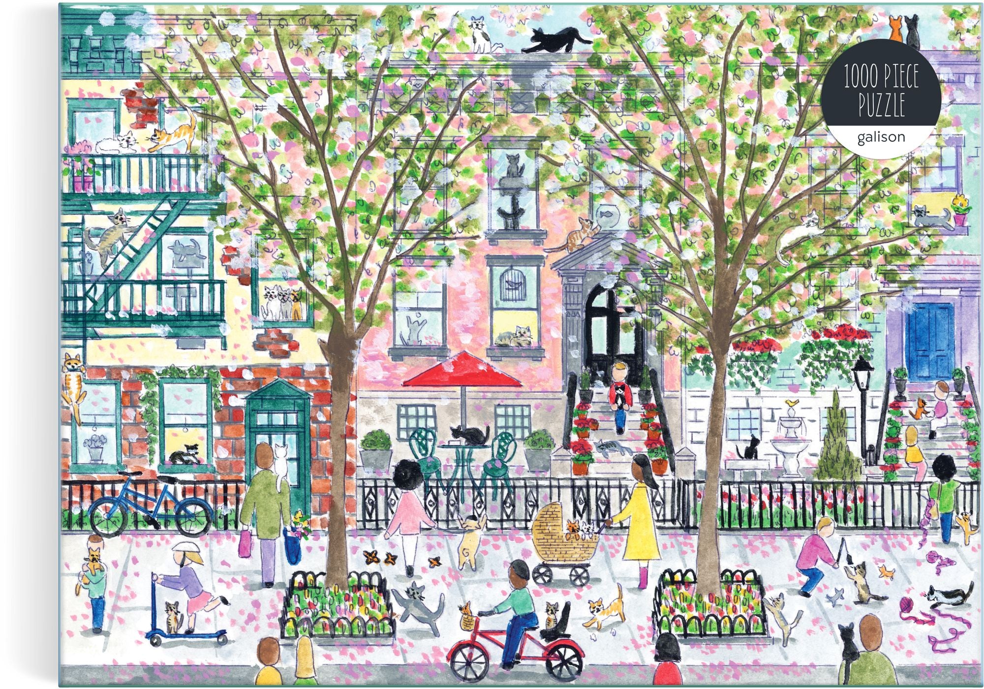 Michael Storrings Cats In The City 1000 Piece Puzzle