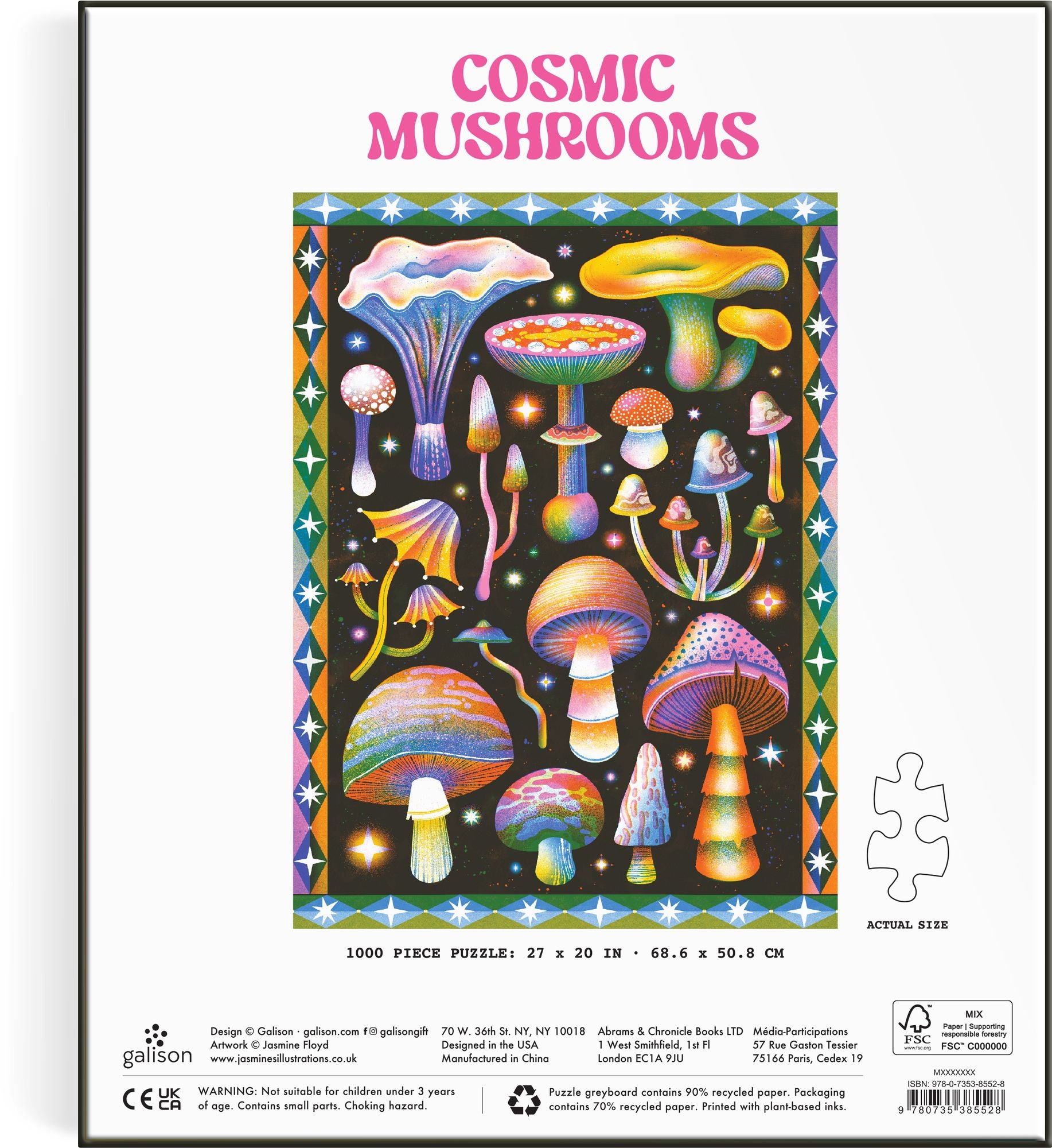 Cosmic Mushrooms 1000 Piece Puzzle