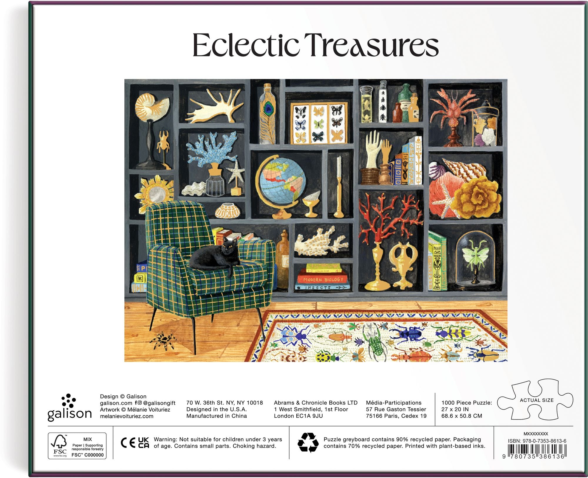 Eclectic Treasures 1000 Piece Foil Puzzle