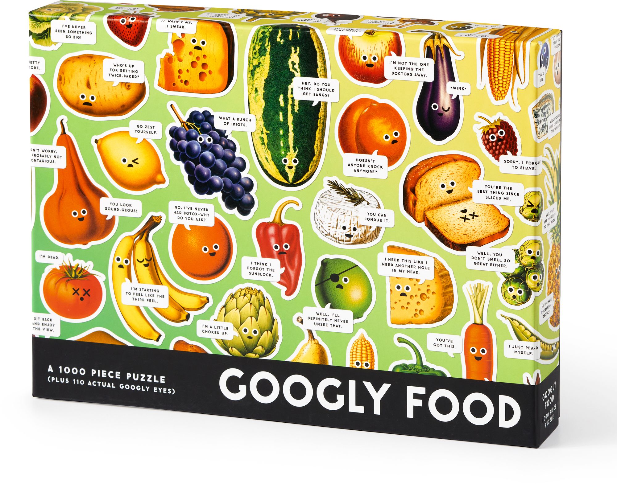 Googly Food 1000 Piece Puzzle