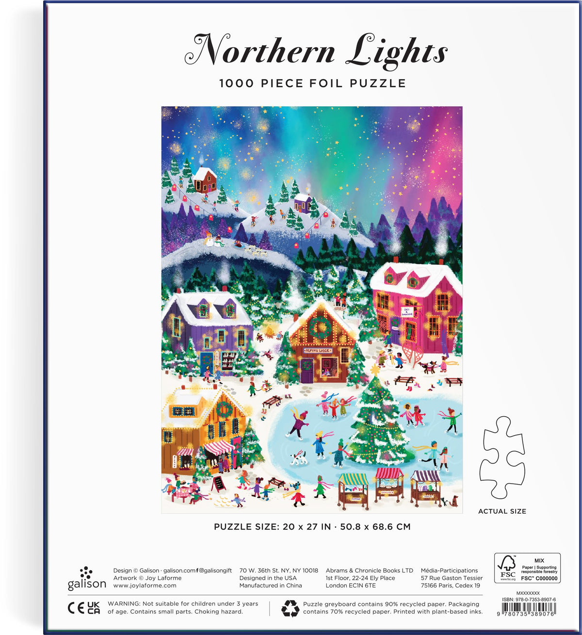 Joy Laforme Northern Lights 1000 Piece Foil Puzzle