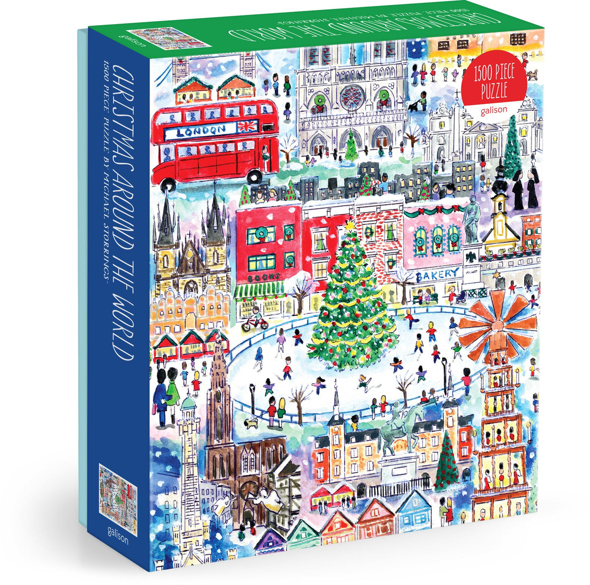 Michael Storrings Christmas Around The World 1500 Piece Puzzle