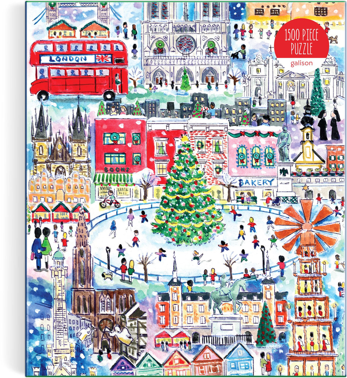Michael Storrings Christmas Around The World 1500 Piece Puzzle