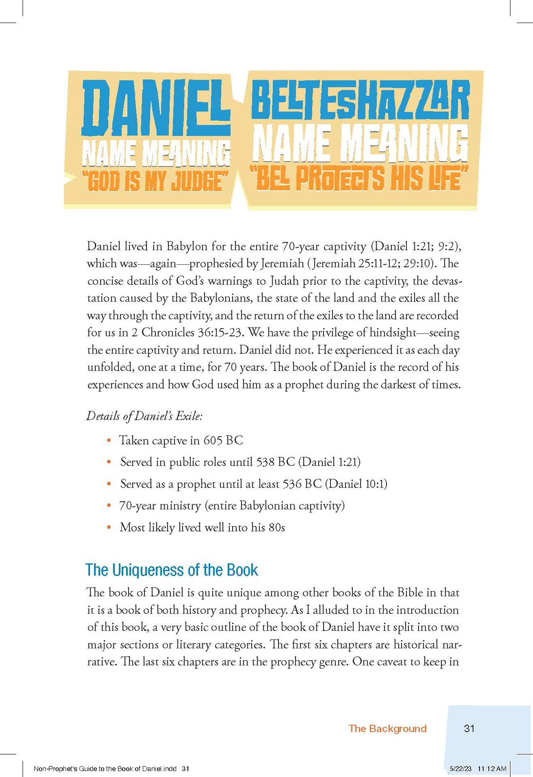The Non-Prophet's Guide to the Book of Daniel: Bible Prophecy for Everyone
