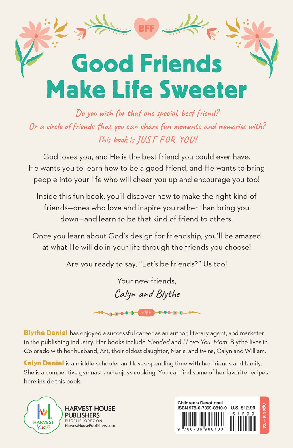 Let's Be Friends: A Tween Devotional on Finding and Keeping Strong Friendships