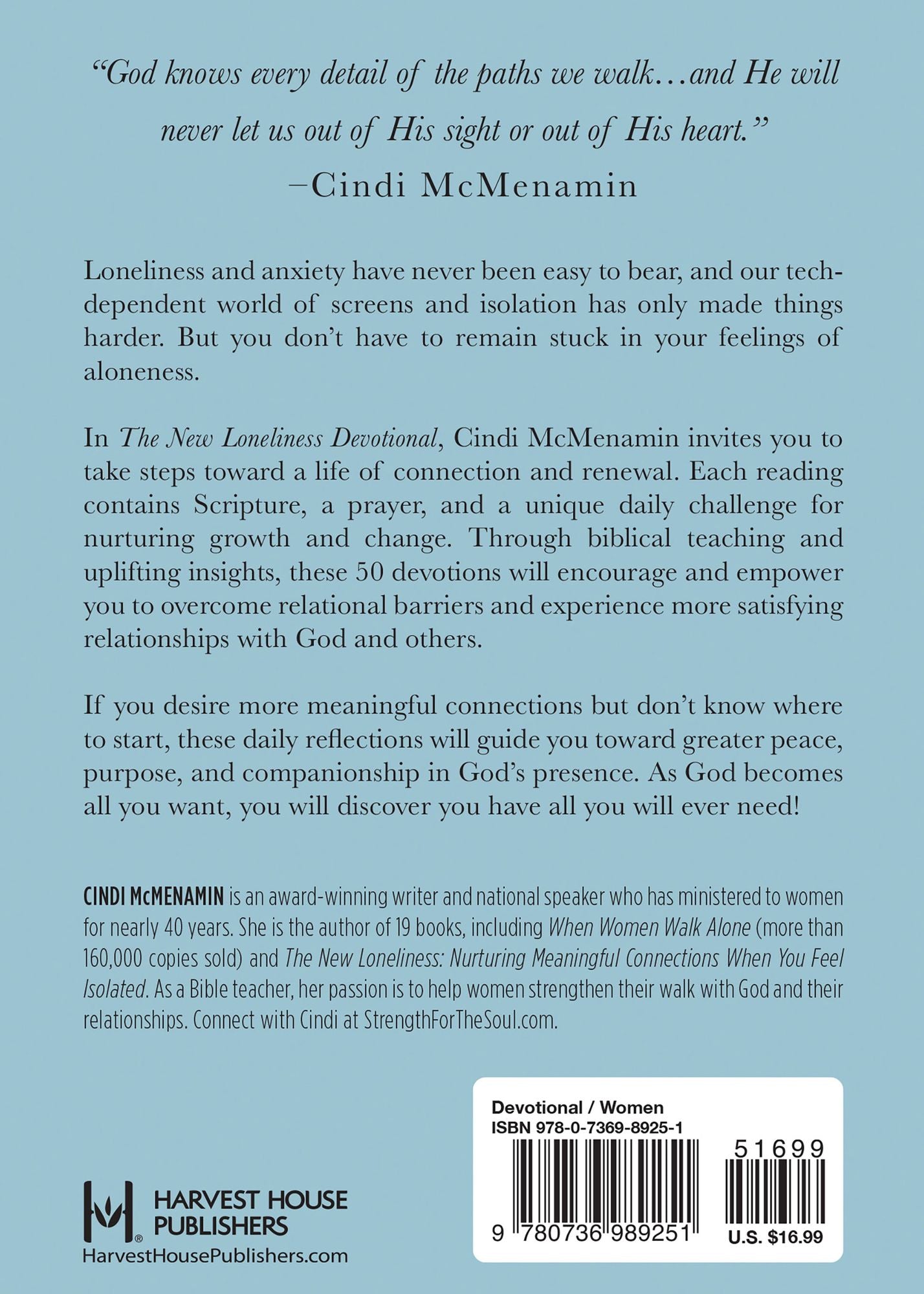 The New Loneliness Devotional: 50 Days to a Closer Connection with God