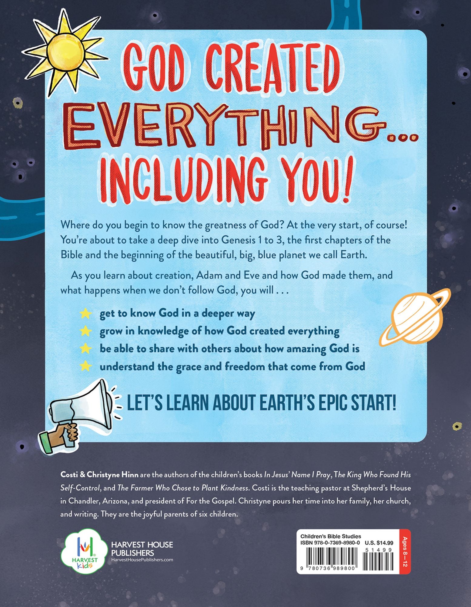 Earth's Epic Start: A Bible Study About God's Creation, Our Fall, and His Promise (Genesis 1-3)
