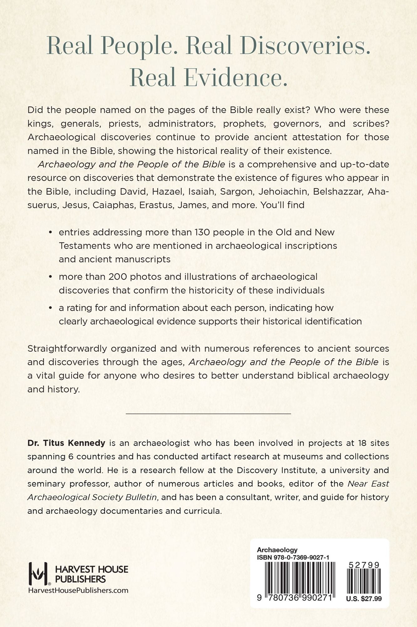 Archaeology and the People of the Bible: Exploring the Evidence for the Historical Existence of Bible Characters