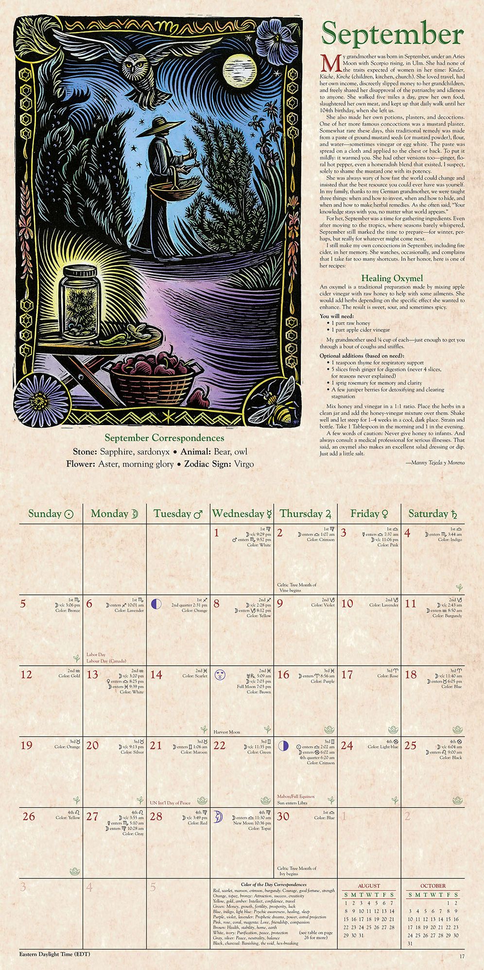 2027 Llewellyn's Witches Wall Calendar