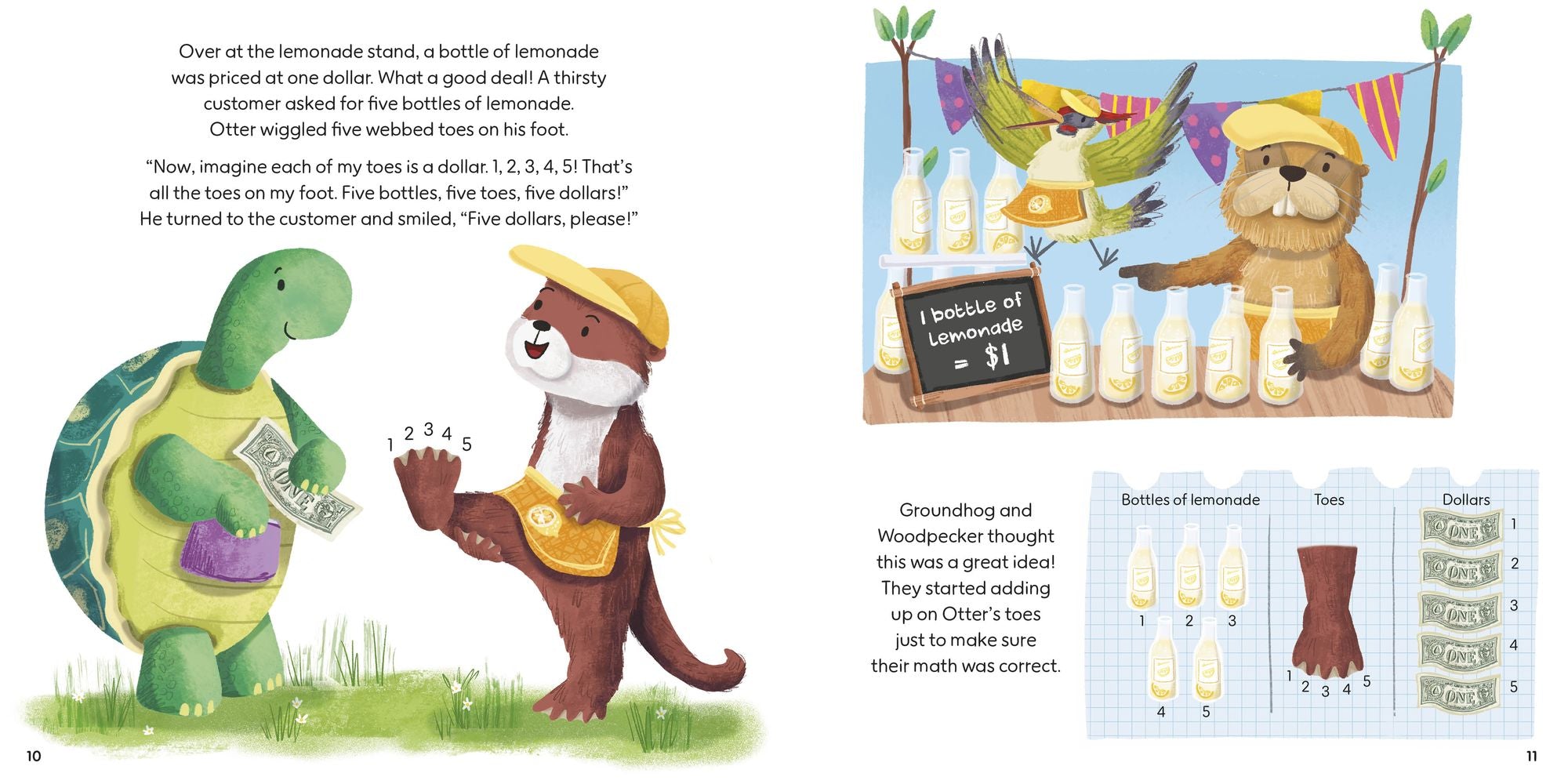 Owl and Otter and the Big Yard Sale: Join in the Fun, and Learn About Addition and Counting Money!