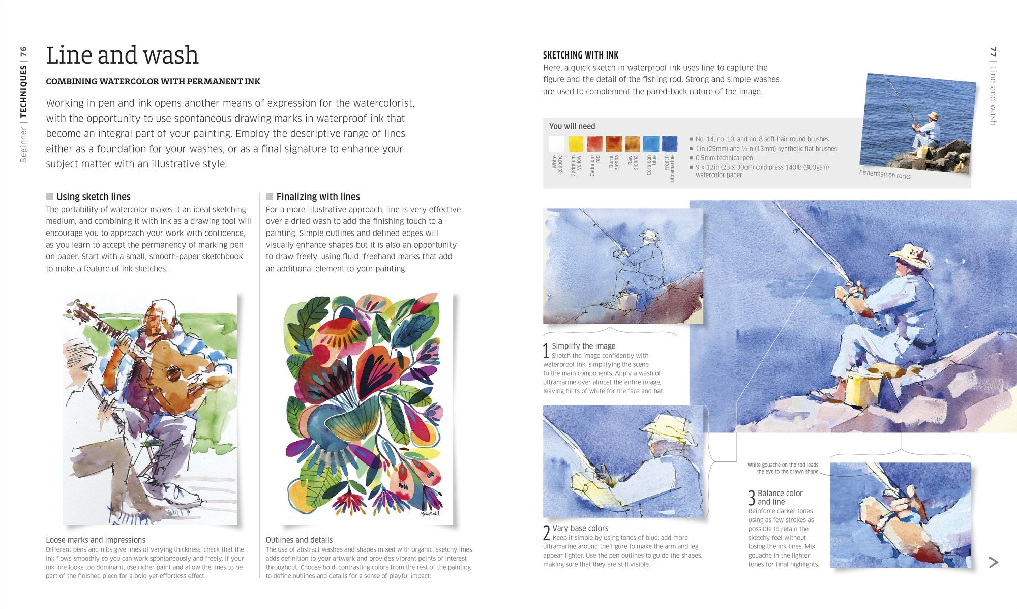Artist's Watercolor Techniques: Discover How to Paint Landscapes, People and Still Lifes, and Develop Your Own Style