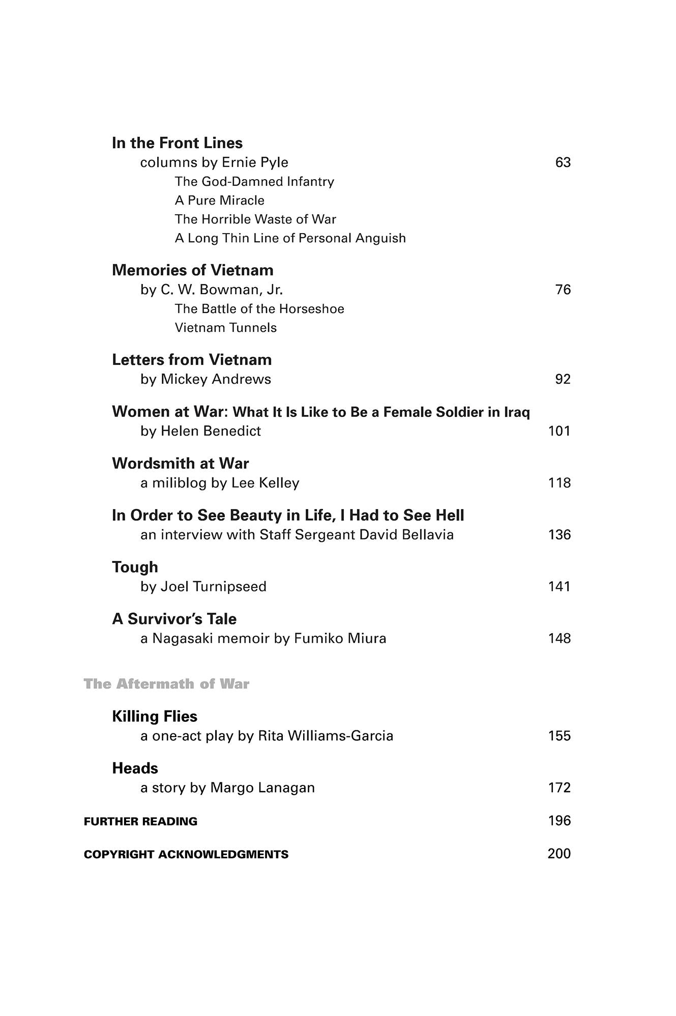 War Is...: Soldiers, Survivors, and Storytellers Talk About War