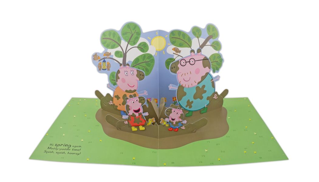 Peppa Pig and the Year of Family Fun: (Interactive Pop-Up Book with Flaps, Tabs, and Moving Pieces About the Four Seasons for Toddlers, Preschoolers, and Kids Ages 3-7)
