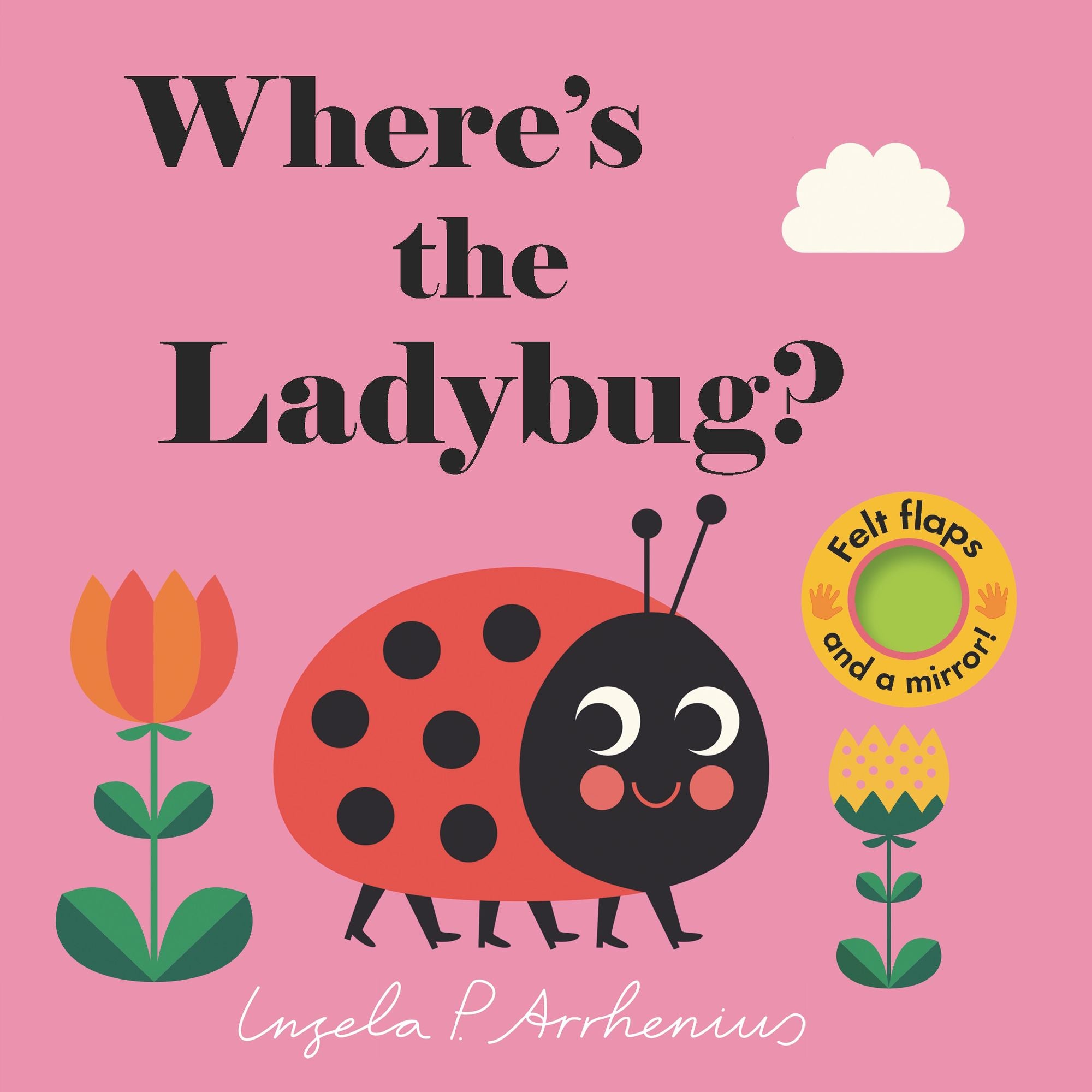 Where's the Ladybug?: (An Interactive, Sensory Lift-the-Flap Book with Felt Flaps and a Mirror for Babies & Toddlers. Friendly Bugs & Insects Include a Caterpillar, Snail, & Ant.)