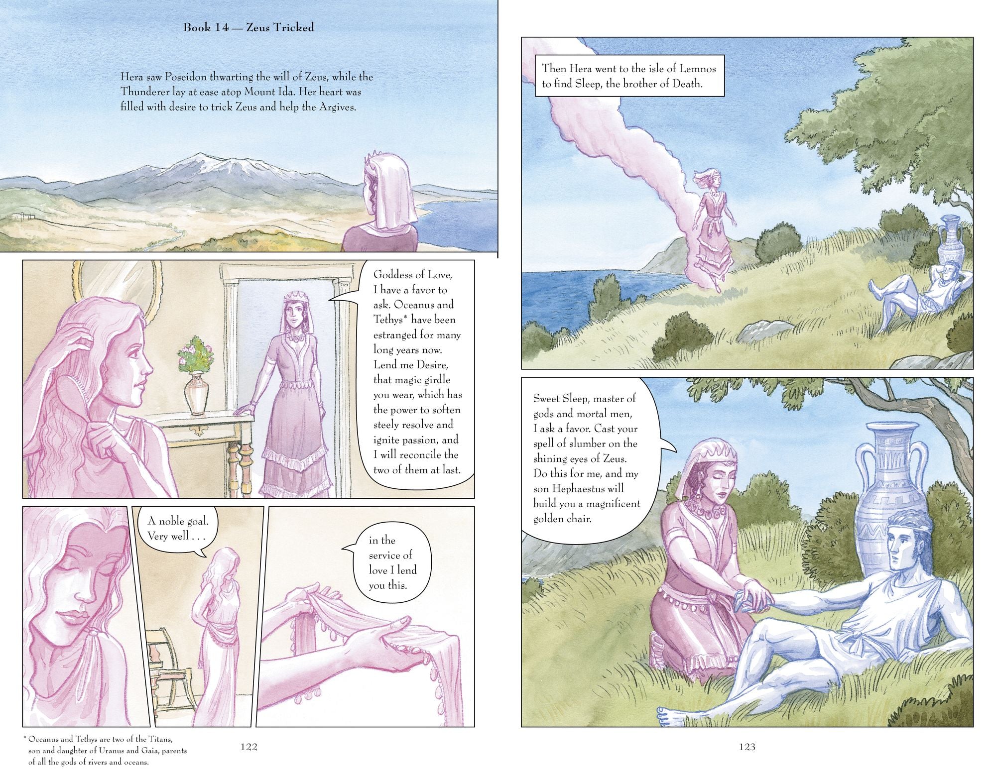 The Iliad: A Graphic Novel: (A Modern Visual Adaptation of Homer's Epic War Story of Greek Mythology for Young Adults)