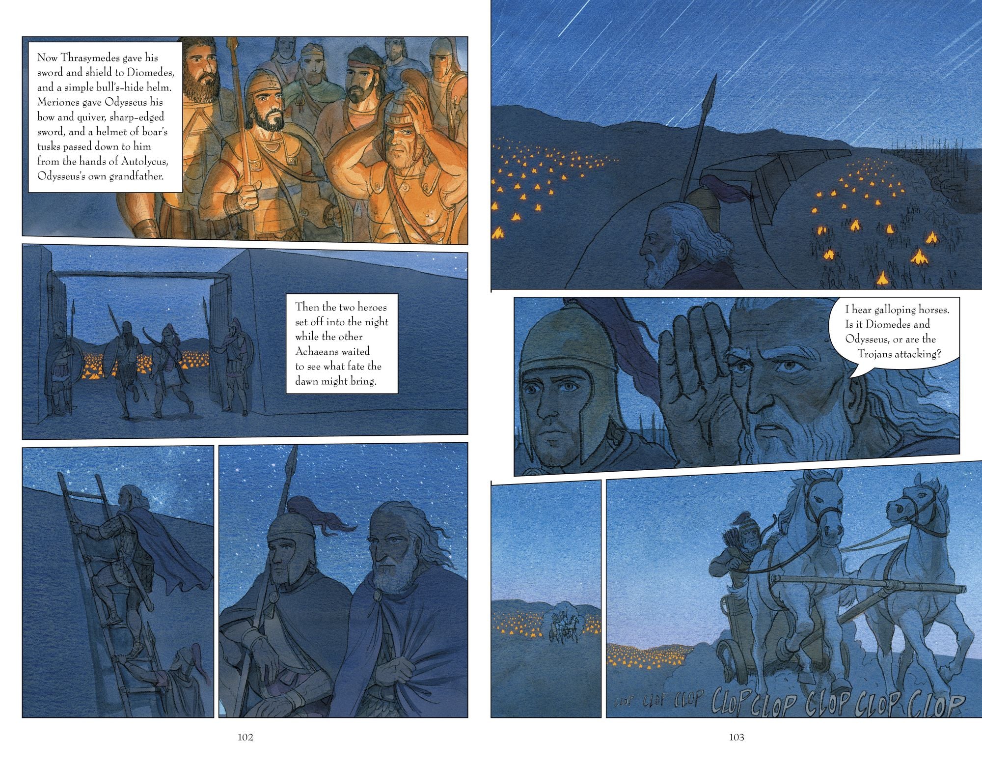The Iliad: A Graphic Novel: (A Modern Visual Adaptation of Homer's Epic War Story of Greek Mythology for Young Adults)