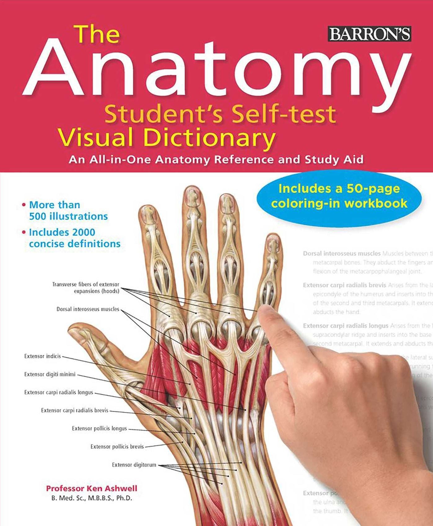Anatomy Student's Self-Test Visual Dictionary: An All-in-One Anatomy Reference and Study Aid