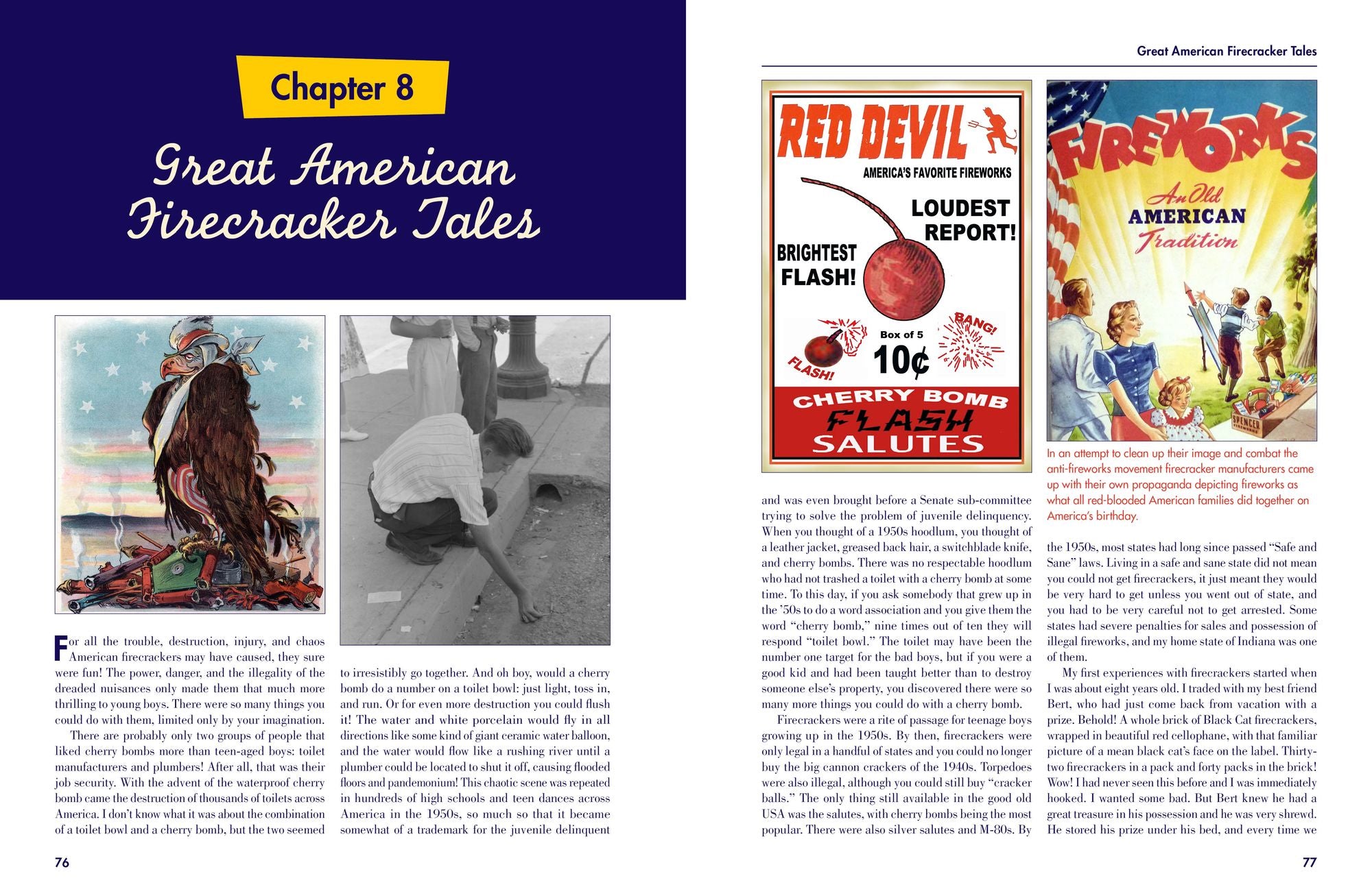 The Book of Great American Firecrackers: Cherry Bombs, M-80s, Cannon Crackers, and More