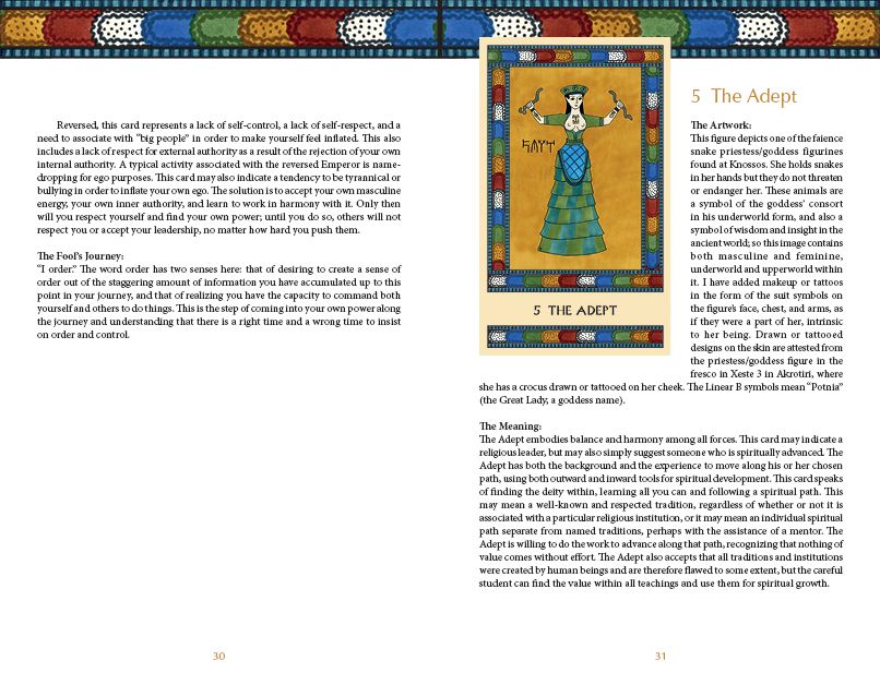 The Minoan Tarot: (Tarot Kit Box Set with 86 Cards and Guide Book)