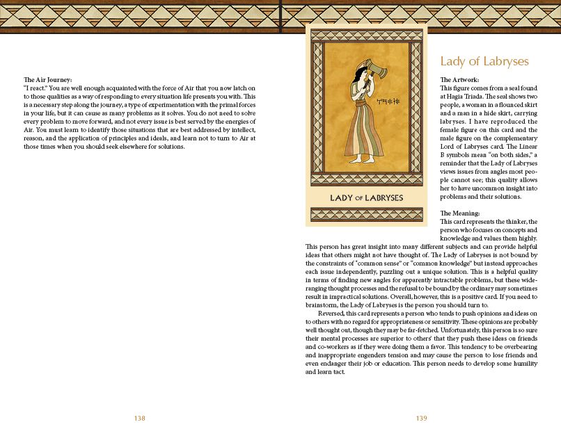 The Minoan Tarot: (Tarot Kit Box Set with 86 Cards and Guide Book)