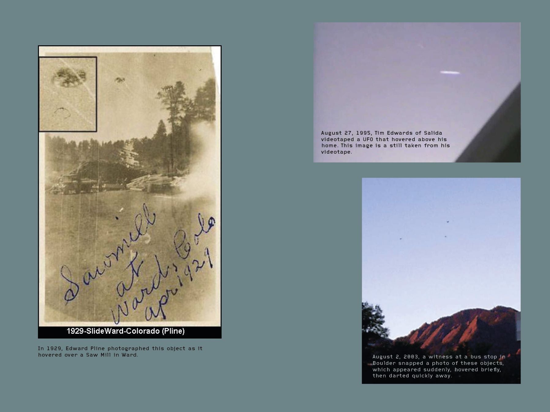 UFOs Over Colorado: A True History of Extraterrestrial Encounters in the Centennial State