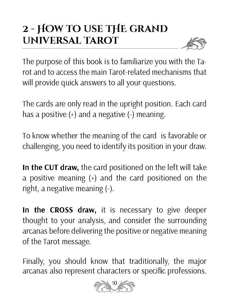 The Grand Universal Tarot: (Tarot Kit Box Set with 78 Cards and Guide Book)