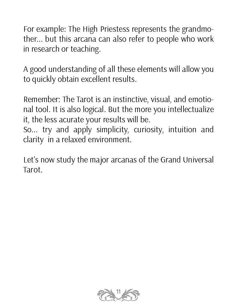 The Grand Universal Tarot: (Tarot Kit Box Set with 78 Cards and Guide Book)