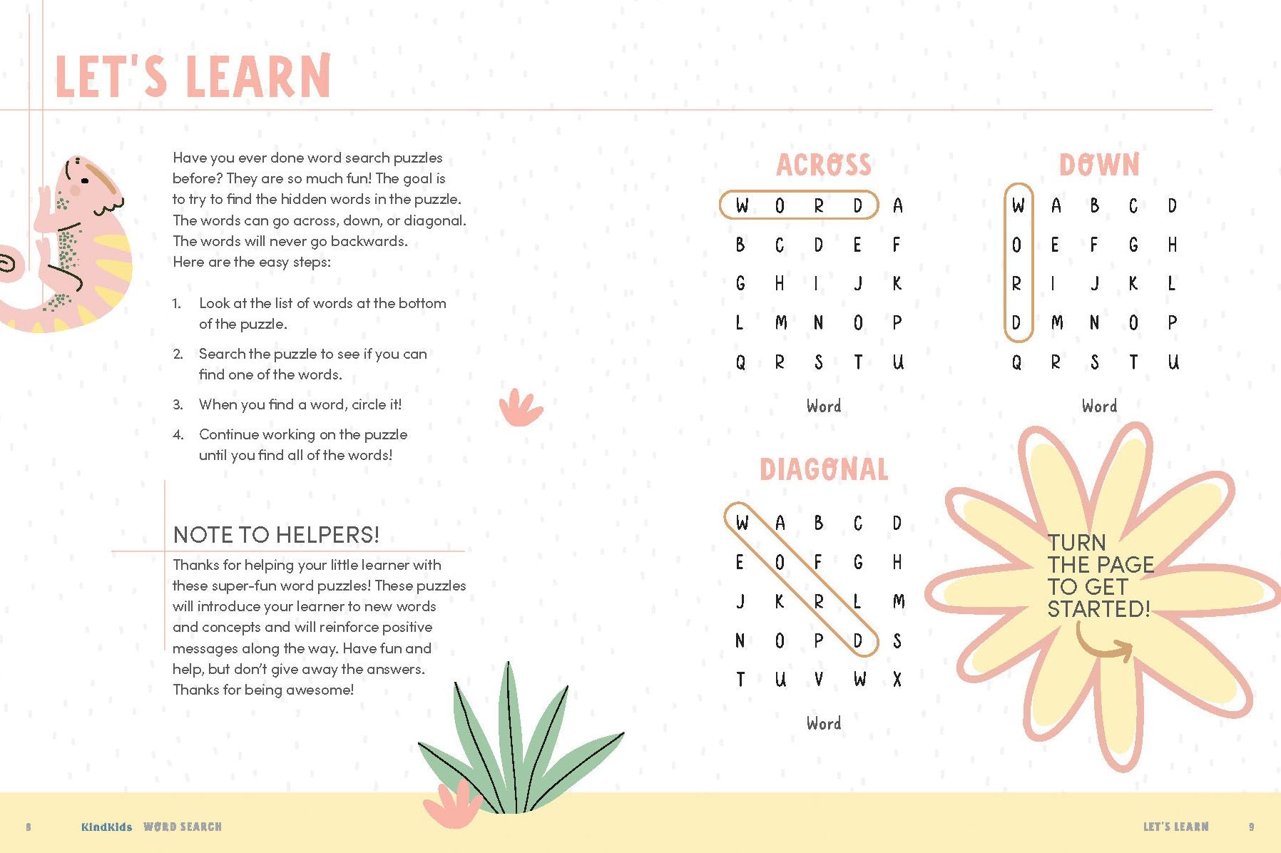 KindKids Word Search: A Super-Cute Book of Brain-Boosting Puzzles for Kids 6 & Up