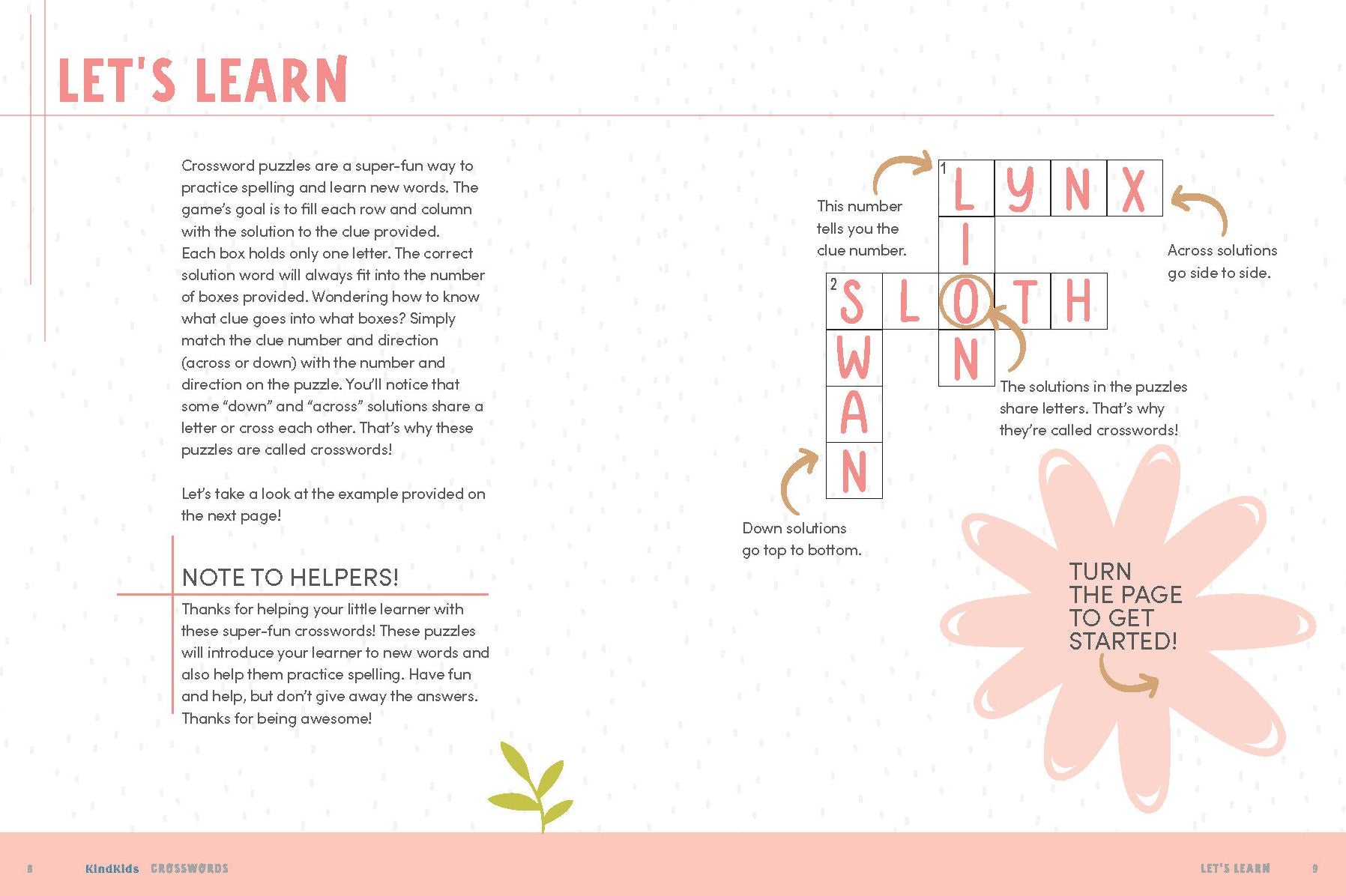 KindKids Crosswords: A Super-Cute Book of Brain-Boosting Puzzles for Kids 6 & Up