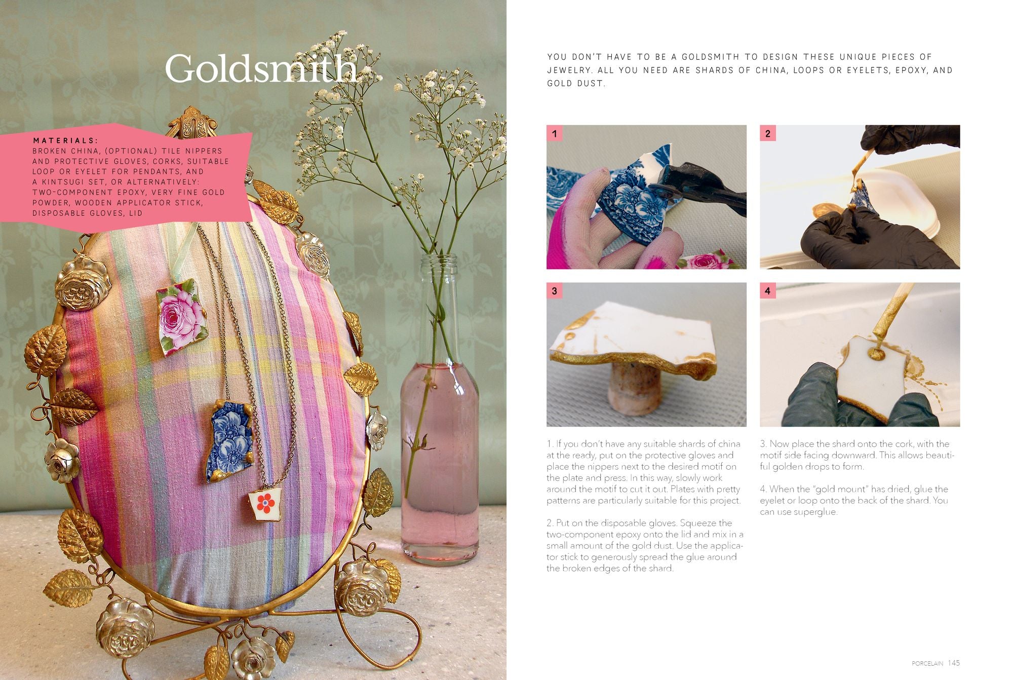 Artfully Transforming Bottles & Plates: 75 Elegant Projects to Upcycle Glass and Porcelain