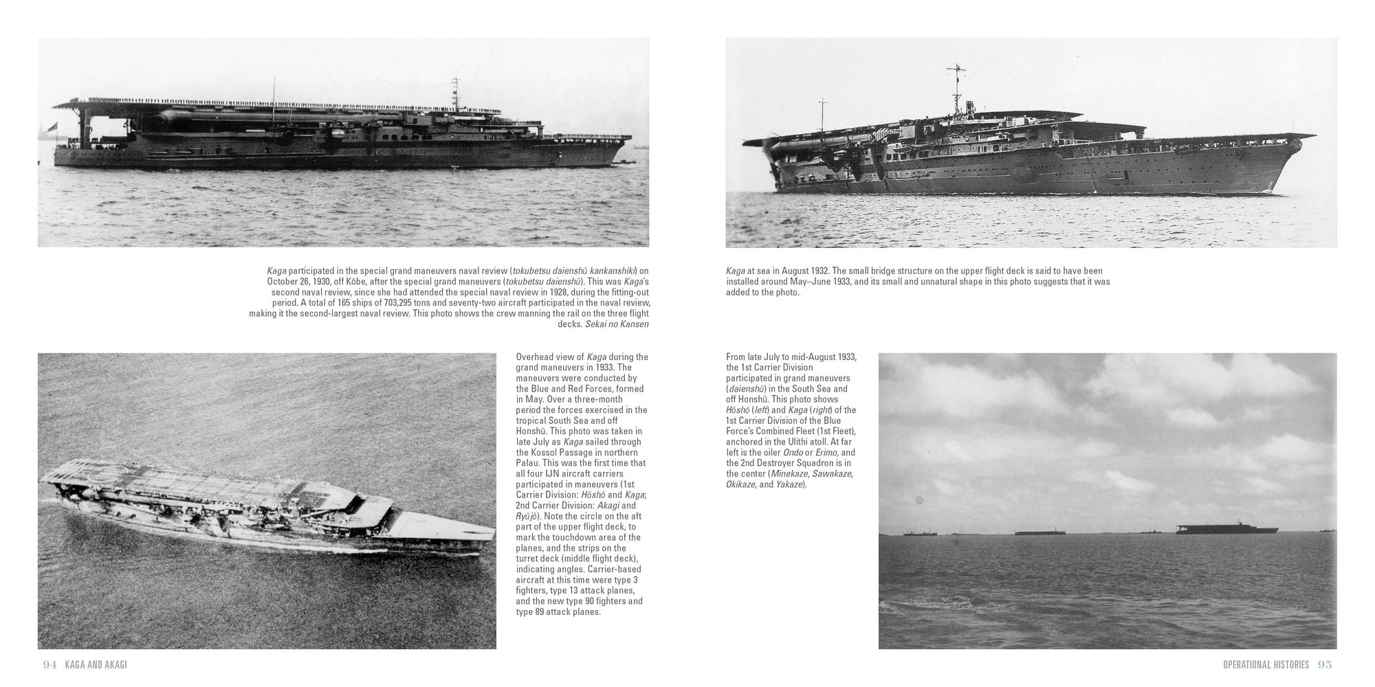 Kaga and Akagi: Aircraft Carriers in the Imperial Japanese Navy