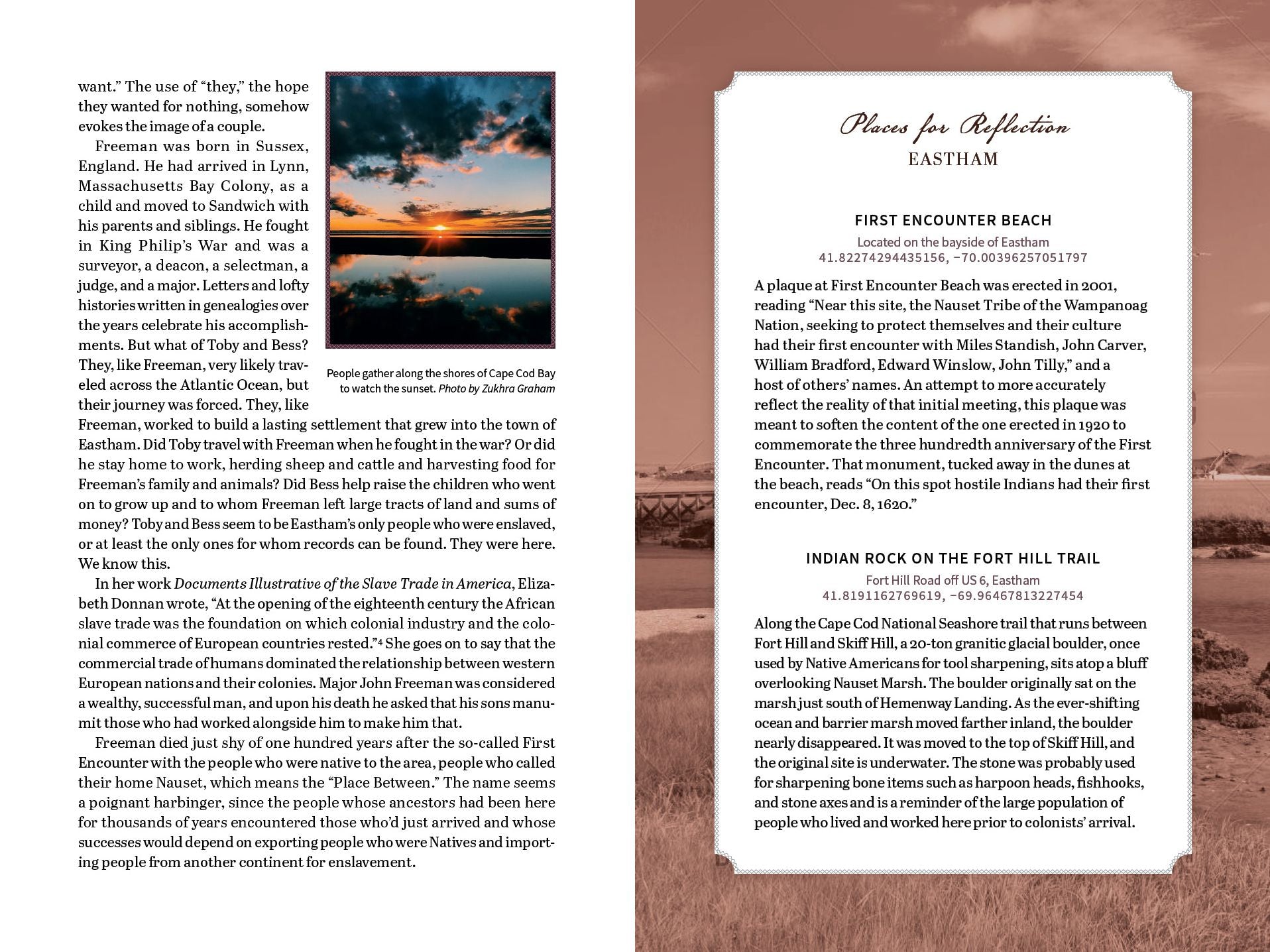 For the Unremembered: A Journey of Reflection into Cape Cod's Connection to Slavery