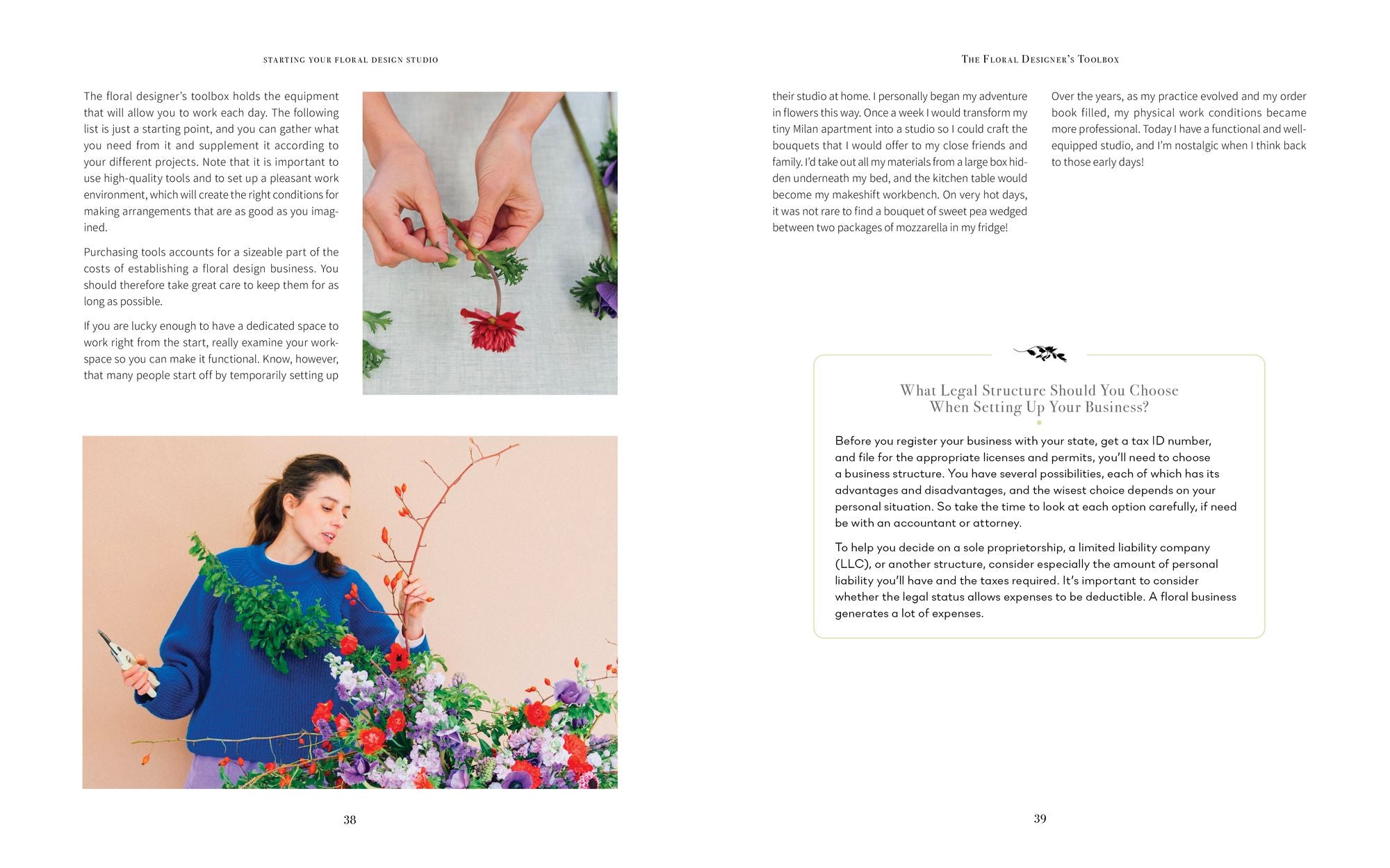 Starting Your Floral Design Studio: A Creative Guide to Finding Your Style, Growing Your Business, and Nurturing Your Dream