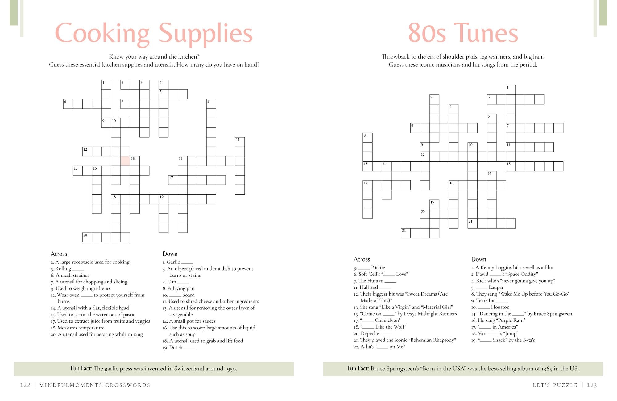 MindfulMoments Crosswords: A Calming Collection of Brain-Boosting Puzzles to Help You Relax & Unwind