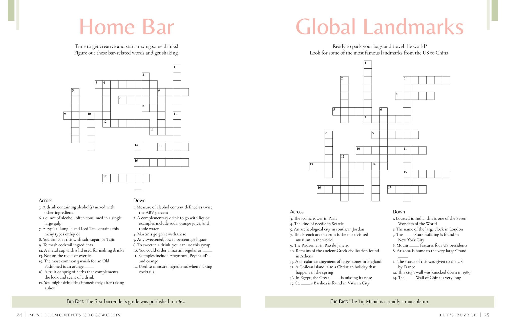 MindfulMoments Crosswords: A Calming Collection of Brain-Boosting Puzzles to Help You Relax & Unwind