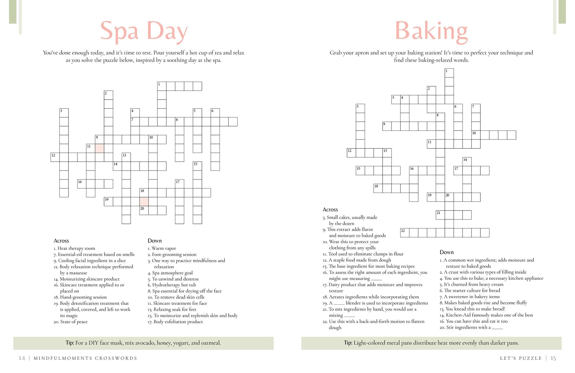 MindfulMoments Crosswords: A Calming Collection of Brain-Boosting Puzzles to Help You Relax & Unwind