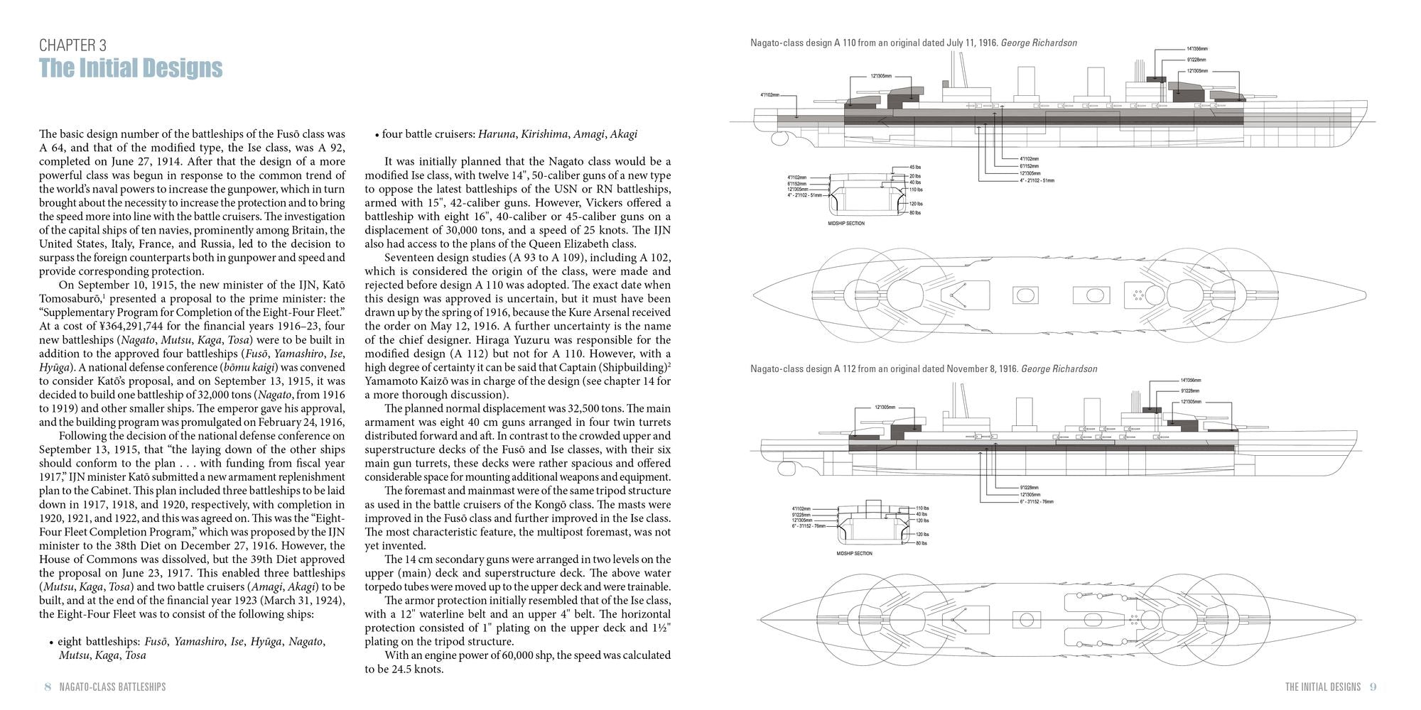 Nagato-Class Battleships: IJN Super-Dreadnoughts Nagato and Mutsu